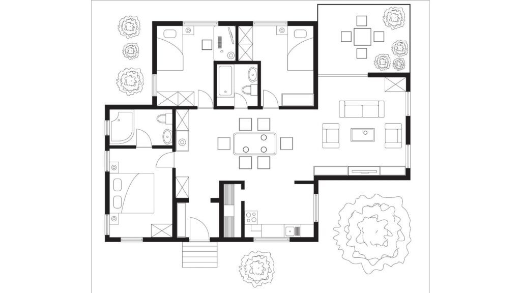 image of a digital floor plan